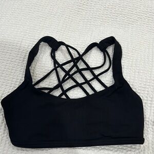 Two Lululemon Black Women's sports bras